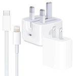 20W Adapter+Cable {Apple 20W USB-C Power Adapter + USB-C to Lightning Cable (1m)}