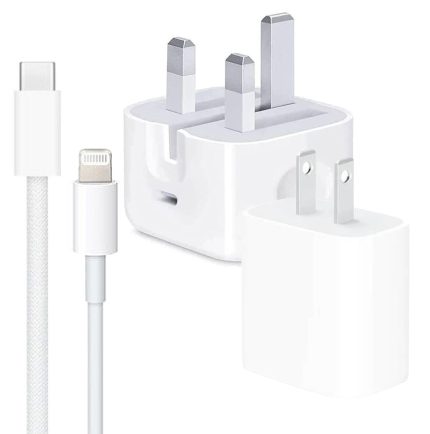 20W Adapter+Cable {Apple 20W USB-C Power Adapter + USB-C to Lightning Cable (1m)}